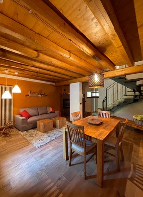 The living area Holiday House Casa Campone