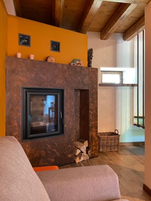The living area Holiday House Casa Campone