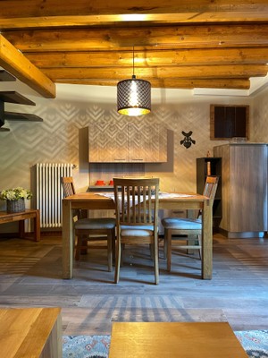 The living area Holiday House Casa Campone