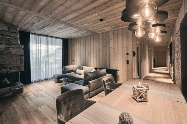 La zona giorno Tenne Chalets