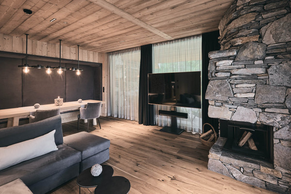 La zona giorno Tenne Chalets