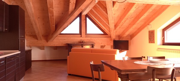 La zona giorno Residence Stelviostay