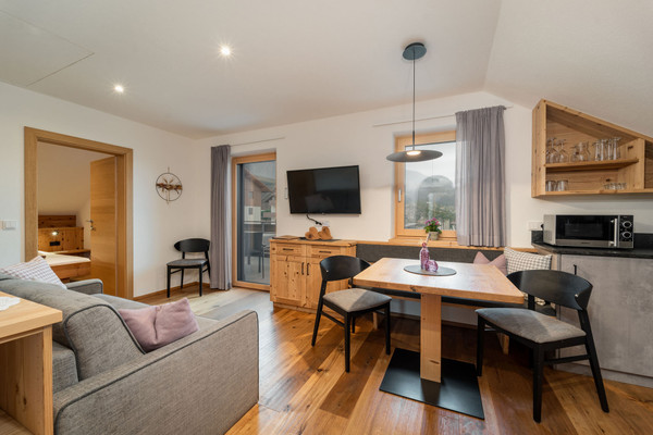 The living area Apartments Messna Living