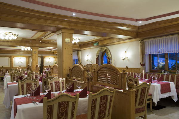 Il ristorante Arabba Alpenrose