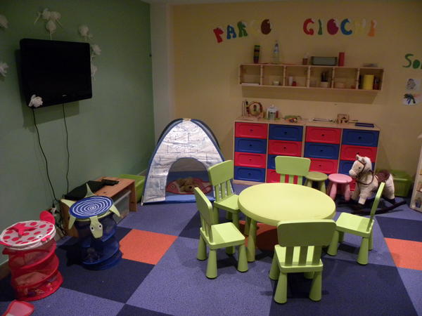La sala giochi Hotel + Residence Alpenrose