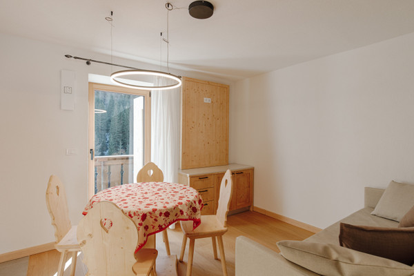 La zona giorno Samont, Apartments & Private Wellness