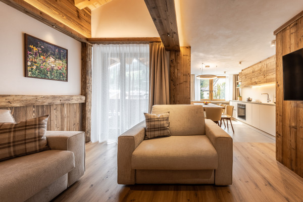 Der Wohnraum Ferienwohnungen Dolomites