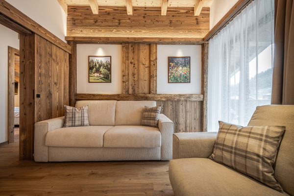 Das Wohnzimmer Ferienwohnungen Dolomites