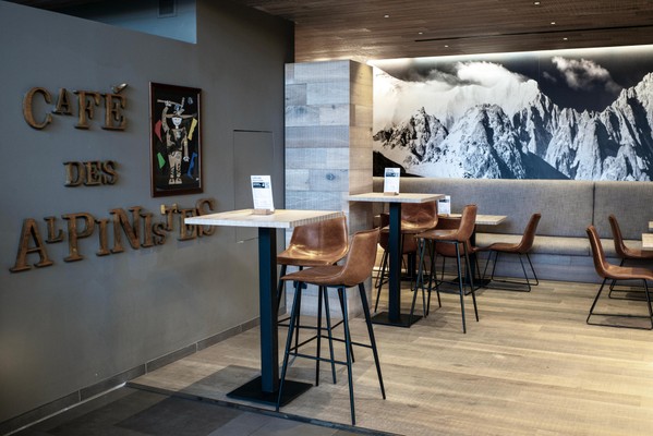 Il ristorante Courmayeur (Monte Bianco) Café des Alpinistes