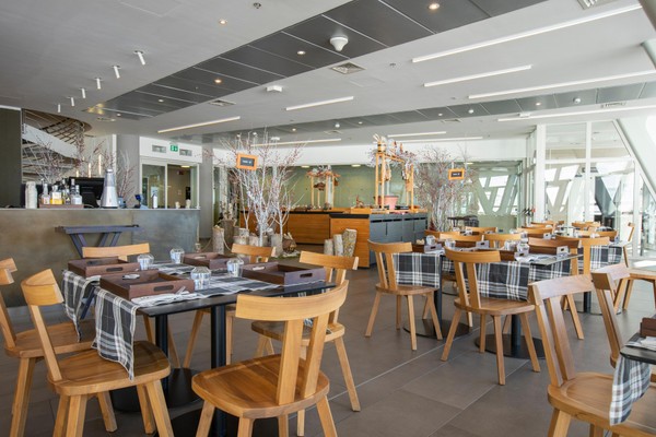 Il ristorante Courmayeur (Monte Bianco) Alpino