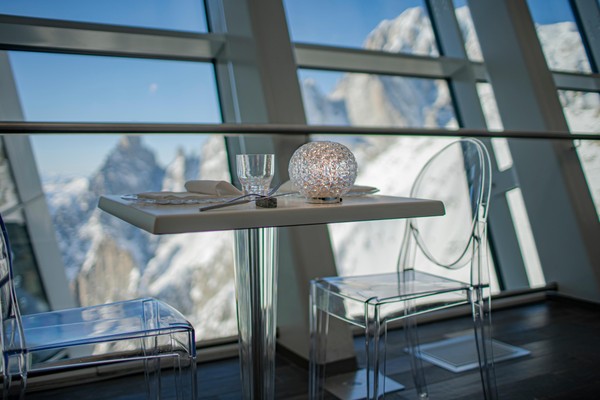 Das Restaurant Courmayeur (Monte Bianco) Kartell Bistrot Panoramic