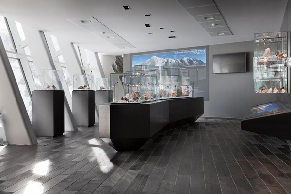 Dauerausstellung "Die Kristalle des Mont Blanc" Monte Bianco