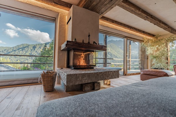 The living area Cesa del Louf - Dolomites Exclusive Chalet