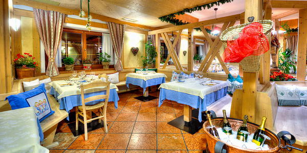 Das Restaurant Malga Ciapela (Marmolada) Baita Dovich