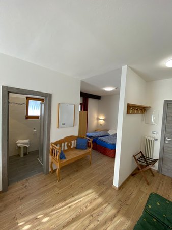 La zona giorno Hotel Camoscio