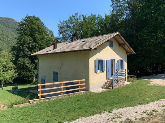 Foto Außenansicht Ferienwohnung La Baita Dei Nonni