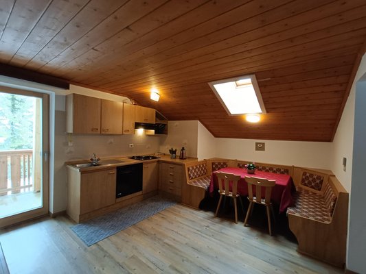 Foto der Küche Apartments Larcenei