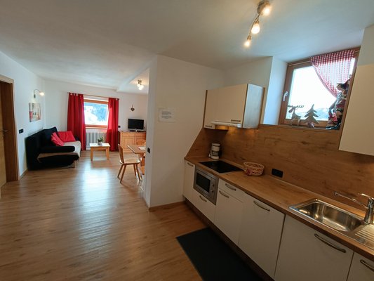 Foto der Küche Apartments Larcenei