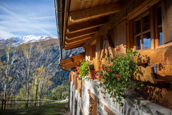 Foto esterno in estate Masi di montagna Chalet Bergdorf Stablo