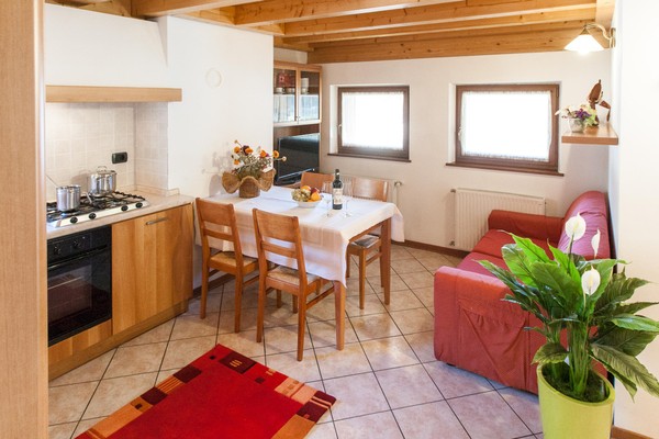 La zona giorno Appartamenti Casa al Moro