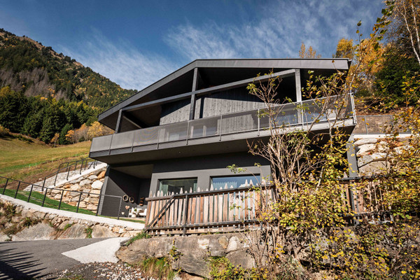 Foto Außenansicht Bergchalets auf dem Bauernhof Obertalerhof