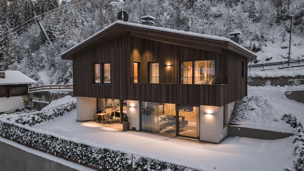 Foto Außenansicht Ferienhaus Amie Chalet