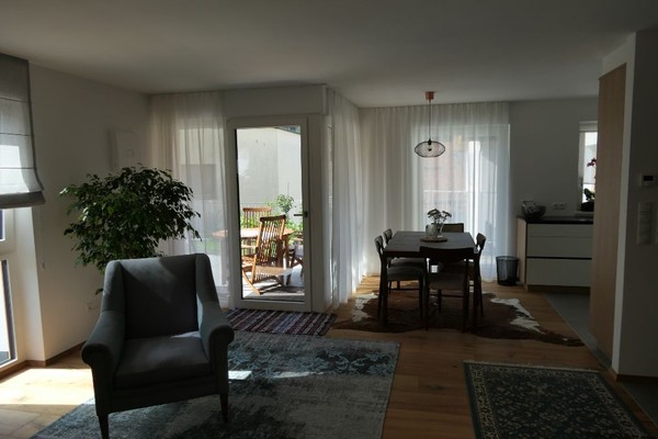 La zona giorno Appartamento Kronplatz