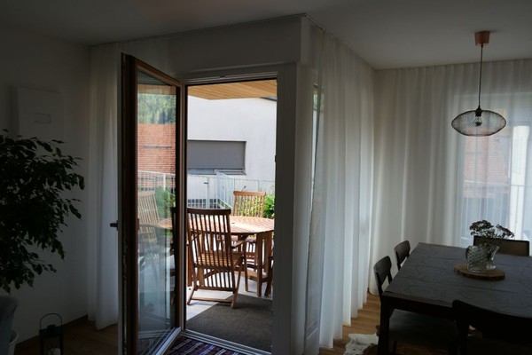 La zona giorno Appartamento Kronplatz