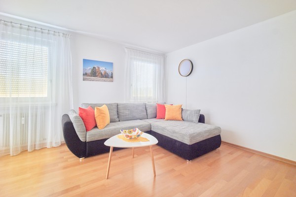 The living area Valdaora Apartments