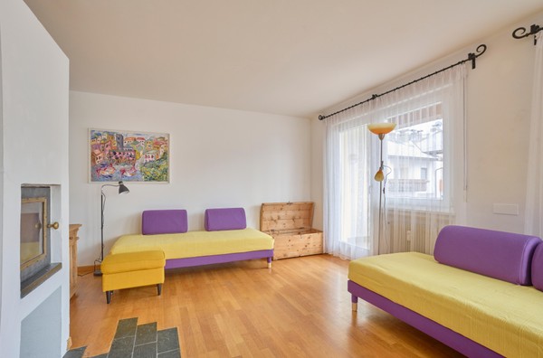 The living area Valdaora Apartments