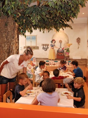 Il ristorante Selva Gardena Family Hotel Biancaneve