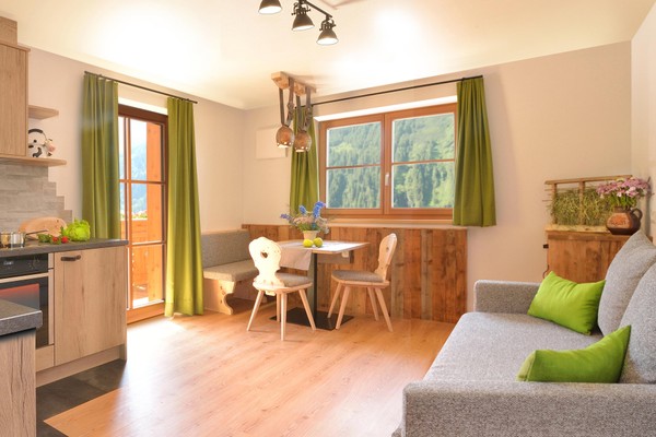 The living area Farmhouse apartments Biohof Kofler