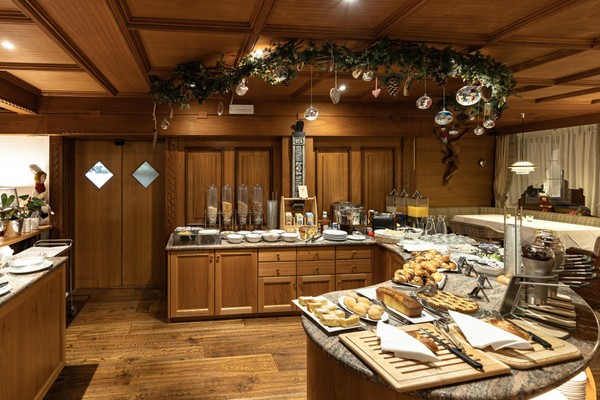 The breakfast Hotel Piccolo Hotel Mountainbike Holidays