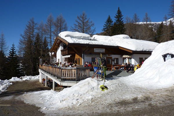 Winter Präsentationsbild Berghütte Helmhang