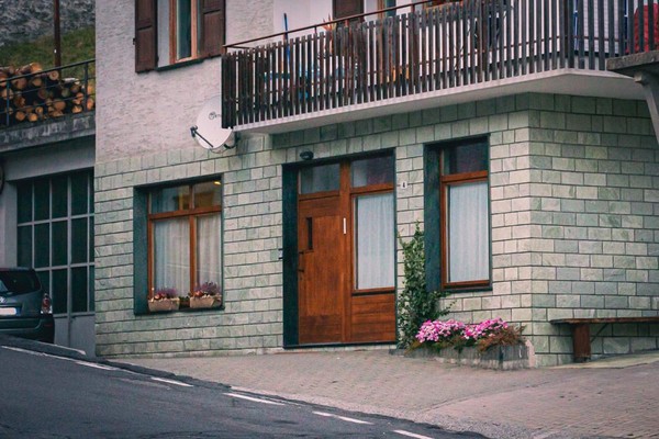 The entrance