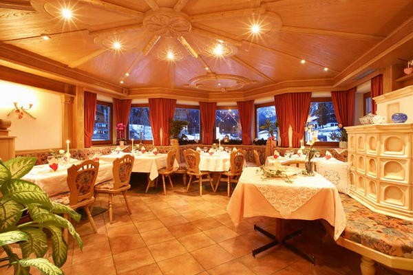The restaurant Selva Gardena / Wolkenstein Val