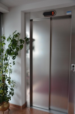 The entrance
