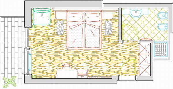 The floor plan B&B (Garni)-Hotel Bel Vert