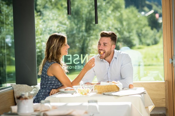 The breakfast Mountain Design Hotel Eden Selva