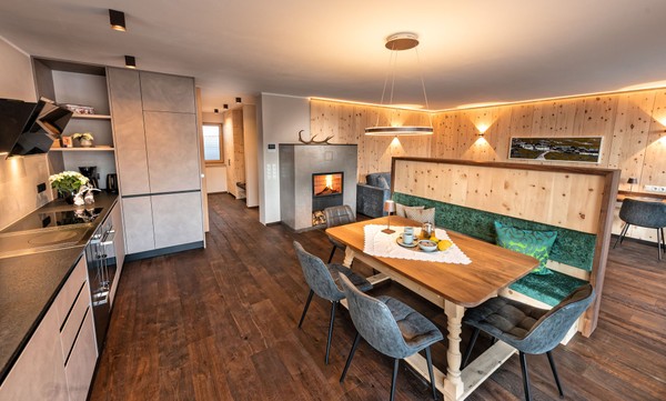 La zona giorno Silent Luxury Chalet Laiet