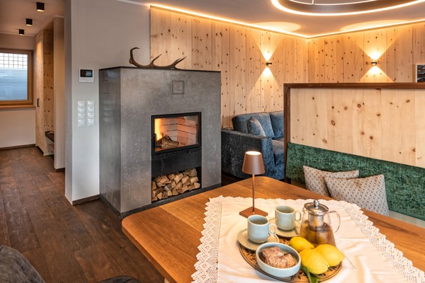 La zona giorno Silent Luxury Chalet Laiet