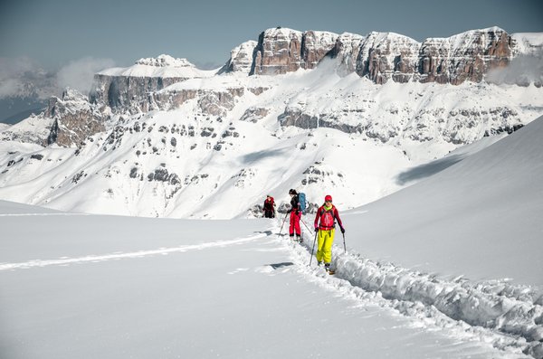 Winter Präsentationsbild Bergsteigerschule Guide Alpine Val di Fassa
