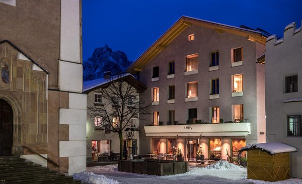 Foto invernale di presentazione Hotel Lamm