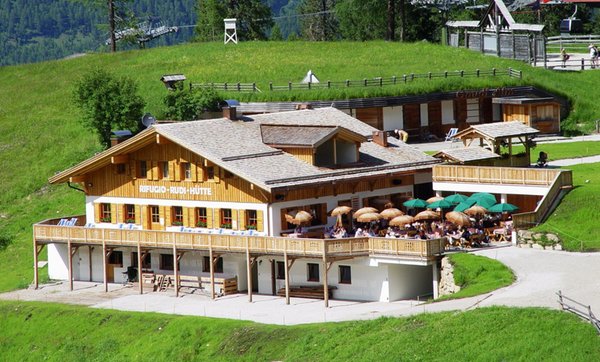 Foto Außenansicht im Sommer Rudi Hütte