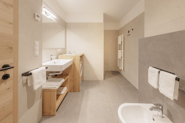 Foto del bagno Appartamento Schöpfer Hof