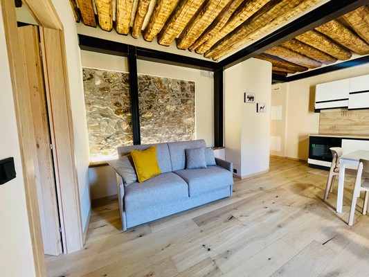 La zona giorno Appartamenti La casina di Vigo