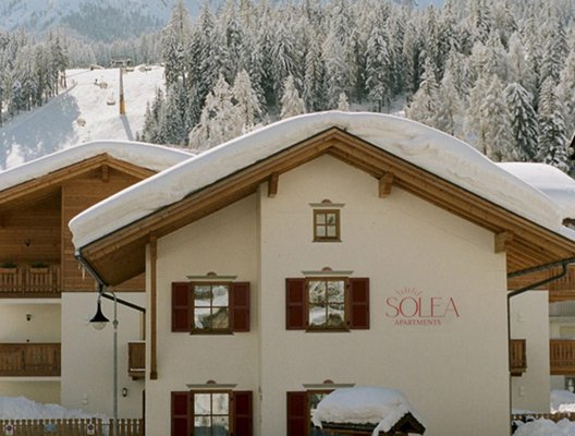 Photo exteriors in winter Apartments Solea