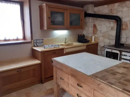 Foto della cucina Baita Chalet Antica Porta
