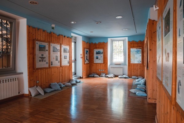 Die Gemeinschaftsräume Casa del Parco Adamello