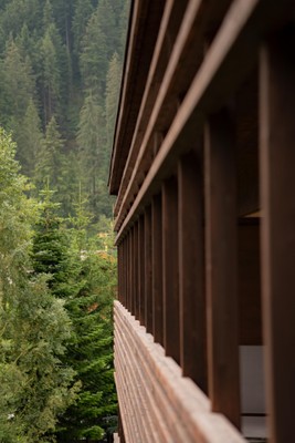 Foto Außenansicht Saleghes Dolomites Residence